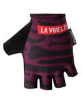 SANTINI Cycling fingerless gloves - LA VUELTA 2018 - black/purple