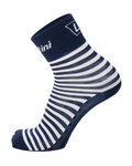SANTINI Cyclingclassic socks - LA VUELTA 2018 - blue/white