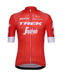 SANTINI Cycling short sleeve jersey - TREK RACE 2018
