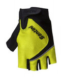 SANTINI Cycling fingerless gloves - STUDIO - black/yellow