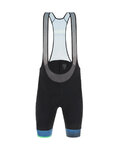 SANTINI Cycling bib shorts - LA VUELTA 2019 - blue/black