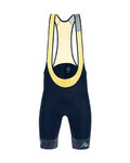 SANTINI Cycling bib shorts - LA VUELTA 2020 - yellow/black