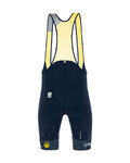 SANTINI Cycling bib shorts - LA VUELTA 2020 - yellow/black