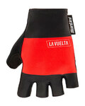 SANTINI Cycling fingerless gloves - LA VUELTA 2020 - red/black