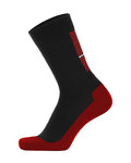 SANTINI Cyclingclassic socks -  LA VUELTA 2020 - black/red