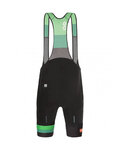 SANTINI Cycling bib shorts - LA VUELTA 2021 - black/green