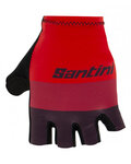 SANTINI Cycling fingerless gloves - LA VUELTA 2021 - red