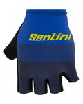 SANTINI Cycling fingerless gloves - LA VUELTA 2021 - blue