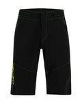 SANTINI Cycling shorts without bib - SELVA MTB - black/green