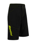 SANTINI Cycling shorts without bib - SELVA MTB - black/green