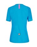 SANTINI Cycling short sleeve jersey - SASSO MTB LADY - turquoise