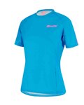SANTINI Cycling short sleeve jersey - SASSO MTB LADY - turquoise