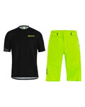 SANTINI Cycling MTB set - SASSO MTB - green/black