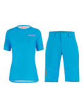 SANTINI Cycling MTB set - SASSO MTB LADY - turquoise