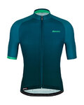 SANTINI Cycling short sleeve jersey - KARMA LUCE - blue