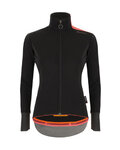 SANTINI Cycling thermal jacket - VEGA XTREME LADY - black