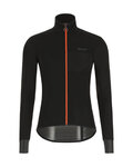 SANTINI Cycling rain jacket - GUARD NIMBUS - black