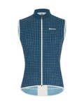 SANTINI Cycling gilet - NEBULA - blue