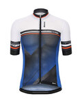 SANTINI Cycling short sleeve jersey - TONO - blue/white