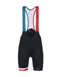 SANTINI Cycling bib shorts - LA VUELTA 2018 - blue/red/black