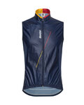 SANTINI Cycling gilet - LA VUELTA 2018 - blue