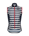 SANTINI Cycling gilet - LA VUELTA 2018 - blue/white