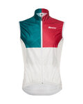 SANTINI Cycling gilet - LA VUELTA 2018 - blue/white/red