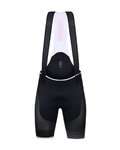 SANTINI Cycling bib shorts - TONO - black/white