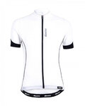SANTINI Cycling short sleeve jersey - ORA - black/white