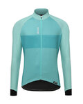 SANTINI Cycling winter long sleeve jersey - COLLE WINTER - blue