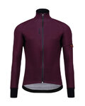 SANTINI Cycling windproof jacket - BETA RAIN - bordeaux/black