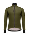 SANTINI Cycling windproof jacket - BETA RAIN - green/black