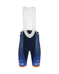 SANTINI Cycling bib shorts - DE ROSA 2019 - blue