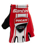 SANTINI Cycling fingerless gloves - DUCATI CORSE 2019 - black