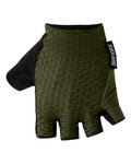 SANTINI Cycling fingerless gloves - TONO - green