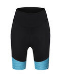 SANTINI Cycling shorts without bib - RITMO LADY - blue/black