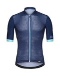 SANTINI Cycling short sleeve jersey - SLEEK 99  - blue