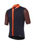 SANTINI Cycling short sleeve jersey - ORIGINE  - orange/black