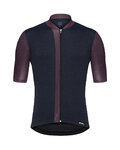SANTINI Cycling short sleeve jersey - ORIGINE - black/bordeaux