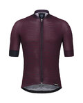 SANTINI Cycling short sleeve jersey - SOFFIO  - bordeaux