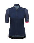 SANTINI Cycling short sleeve jersey - GENIO LADY  - blue