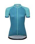 SANTINI Cycling short sleeve jersey - RITMO LADY  - blue