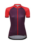 SANTINI Cycling short sleeve jersey - RITMO LADY - red