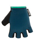 SANTINI Cycling fingerless gloves - MILLE - blue/green