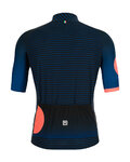 SANTINI Cycling short sleeve jersey - KARMA MILLE - blue/pink