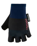 SANTINI Cycling fingerless gloves - REDUX FORTUNA AERO - blue
