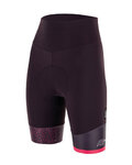 SANTINI Cycling shorts without bib - GIADA HIP LADY - bordeaux