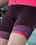 SANTINI Cycling shorts without bib - GIADA HIP LADY - bordeaux