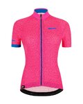 SANTINI Cycling short sleeve jersey - GIADA HIP LADY - blue/pink