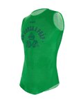 SANTINI Cycling sleeve less t-shirt - CROWN - green